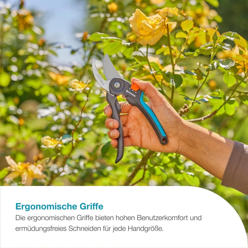 Gardena PremiumCut Flex metszőolló 24mm vágási átmérő ergonomikus nyéllel - 2 Griffweiten, Fresh wood