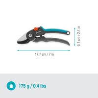 Gardena PremiumCut škare za obrezivanje, nakovanj, promjer rezanja 20 mm, za suho drvo, ergonomska ručka, oštrice s PowerCoating premazom, proizvedeno u Njemačkoj, 12240-20 3