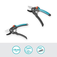 Gardena PremiumCut škare za obrezivanje, nakovanj, promjer rezanja 20 mm, za suho drvo, ergonomska ručka, oštrice s PowerCoating premazom, proizvedeno u Njemačkoj, 12240-20 2