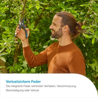 Gardena PremiumCut Pro Bypass škare za obrezivanje svježeg drva, promjer rezanja 24 mm, ergonomska ručka, oštrice s PowerCoating premazom, proizvedeno u Njemačkoj (12251-20) 6