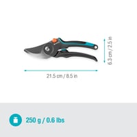 Gardena PremiumCut Pro Bypass škare za obrezivanje svježeg drva, promjer rezanja 24 mm, ergonomska ručka, oštrice s PowerCoating premazom, proizvedeno u Njemačkoj (12251-20) 8