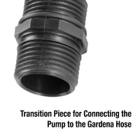 Gardena prípojka na čerpadlo 33,3 mm – pre zavlažovací systém Gardena, prechodový spojovací prvok (1745-20) 3