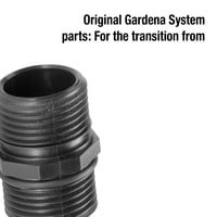 Gardena prípojka na čerpadlo 33,3 mm – pre zavlažovací systém Gardena, prechodový spojovací prvok (1745-20) 2