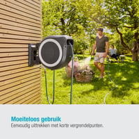 Gardena RollUp XL Nástenný box na hadicu 35 m biely – Otočný držiak na hadicu pre veľké záhrady, s 35 m kvalitnou hadicou a montážnym príslušenstvom (18632-20) 4