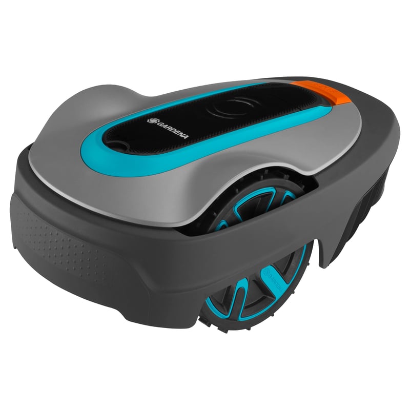 GARDENA SILENO city 500 robotska kosilica – do 500 m², nagib do 25%, visina košnje 20-50 mm, LCD zaslon, Bluetooth, s graničnom žicom, FR/NL verzija
