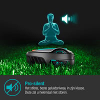 GARDENA SILENO city 500 robotska kosilica – do 500 m², nagib do 25%, visina košnje 20-50 mm, LCD zaslon, Bluetooth, s graničnom žicom, FR/NL verzija 3
