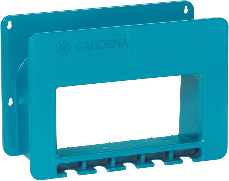 Gardena System Stowaway falra szerelhető locsolócső tartó, kompakt tárolás - 30 x 21 x 12.8 cm, Retractable