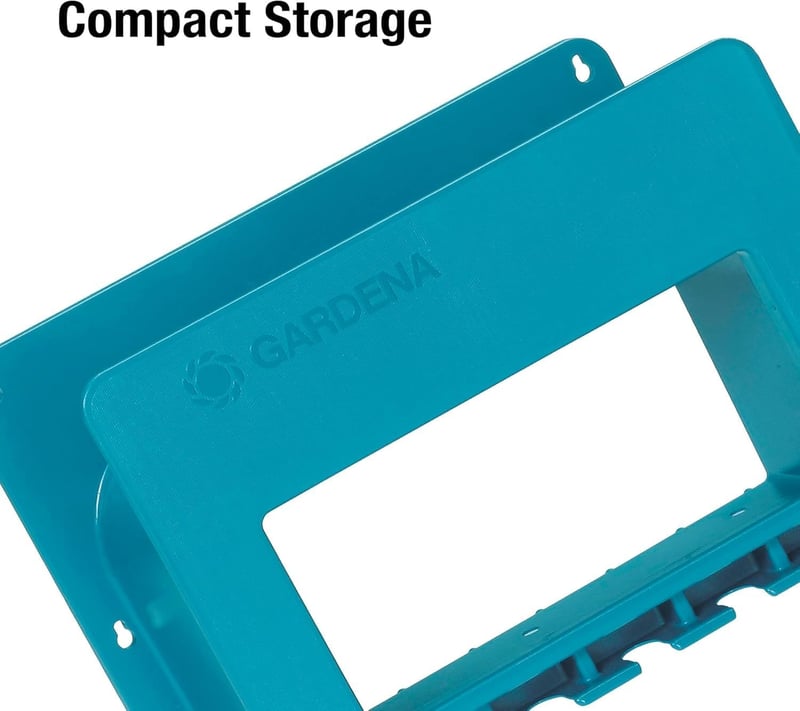 Gardena System Stowaway falra szerelhető locsolócső tartó, kompakt tárolás - 30 x 21 x 12.8 cm, Retractable