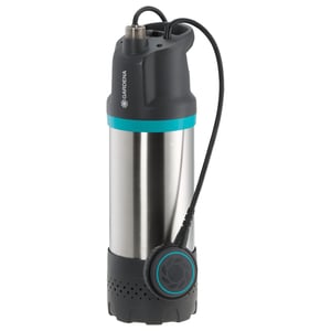 Gardena potopna tlačna pumpa 5900/4 Inox, protok 5900 l/h, kućište od nehrđajućeg čelika, sa zaštitom od rada na suho s plivajućim prekidačem
