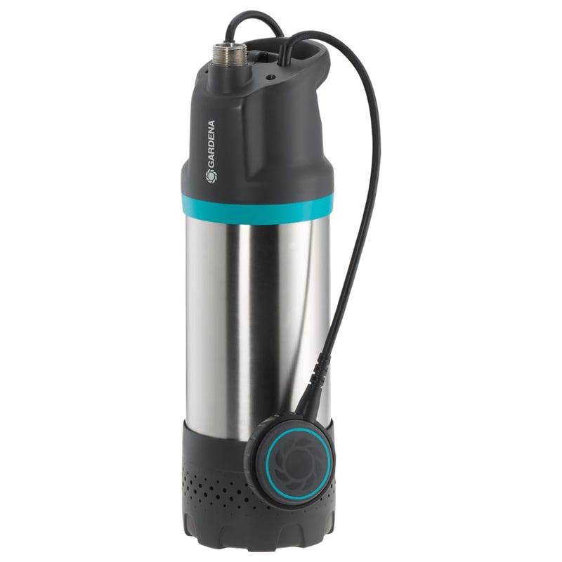 Gardena potopna tlačna pumpa 5900/4 Inox s protokom od 5900 l/h, filtrom i zaštitom od rada na suho s plovkom (1768-20)