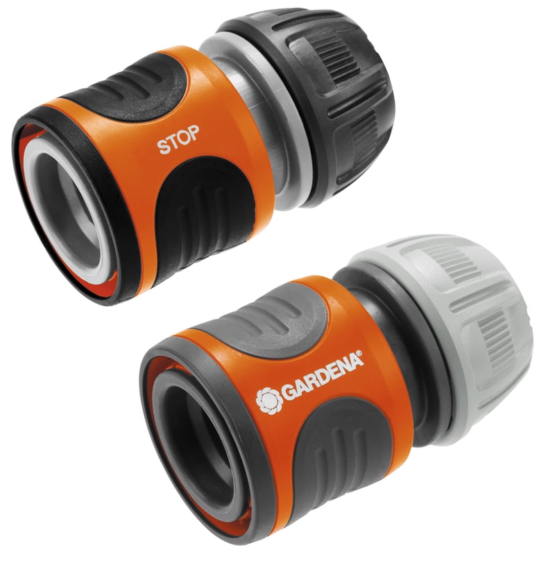Gardena set za priključivanje crijeva 13 mm (1/2") i 15 mm (5/8") – otporan na UV zračenje i smrzavanje, kompatibilan sa svim Gardena sustavima (18279-20)