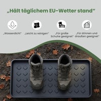 GARDENIX Odkvapkávacia tácka na topánky 71,5x34,5x3 cm Plastová podložka na zablatenú obuv na vnútorné aj vonkajšie použitie 1 ks (sada) 6