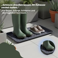 GARDENIX Odkvapkávacia tácka na topánky 71,5x34,5x3 cm Plastová podložka na zablatenú obuv na vnútorné aj vonkajšie použitie 1 ks (sada) 4