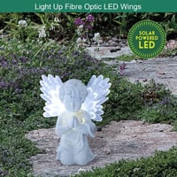 GardenKraft Art Deco Napelemes Kerti LED Lámpa Fém Kerettel 9