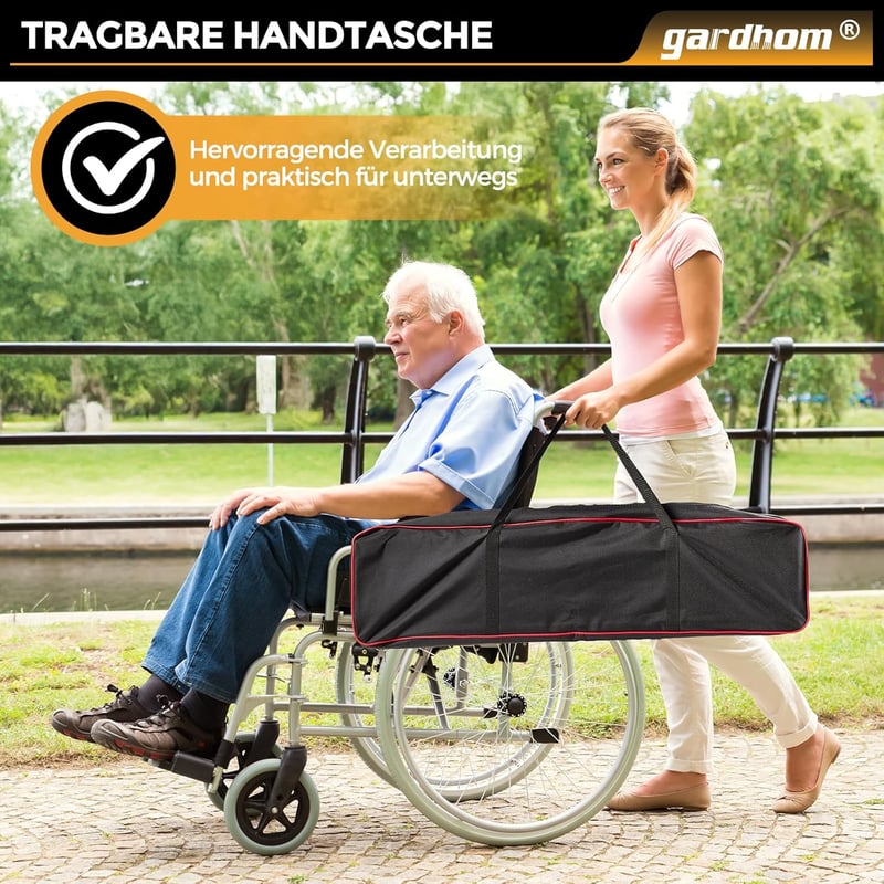 gardhom Teleszkópos Kerekesszék Rámpa 98-183 cm Alumínium Hordozható