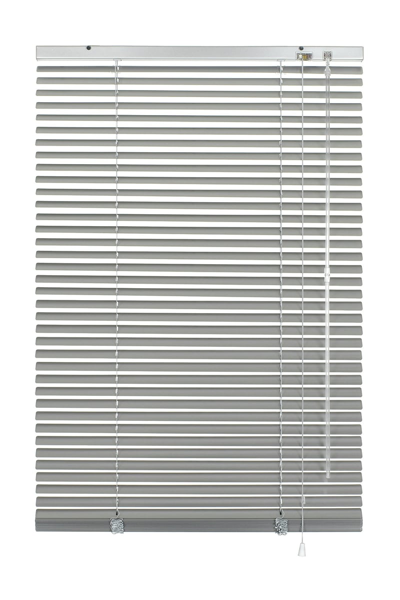 Hliníková žalúzia Gardinia, strieborná, 70x175 cm, ochrana pred svetlom a pohľadmi, s montážou na stenu a strop, vrátane všetkého montážneho príslušenstva