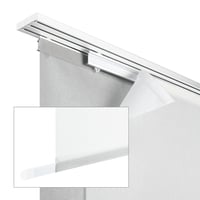 Gardinia Atlanta nosač za panel zavjese za vodilice i karniše, s čičak trakom i predmontiranim klizačima, 60 cm, bijeli 2