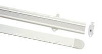 Gardinia Atlanta nosač za panel zavjese za vodilice i karniše, s čičak trakom i predmontiranim klizačima, 60 cm, bijeli 1