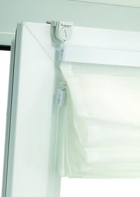 Gardinia EasyFix Fehér Roletta 80x140 cm Átlátszó Római Stílusú - 80W x 140H cm, White 2