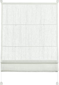 Gardinia EasyFix Fehér Roletta 80x140 cm Átlátszó Római Stílusú - 80W x 140H cm, White 1