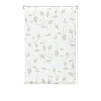 Rulou opac Gardinia EasyFix cu model scandinav, montare fără găurire, prin lipire sau fixare cu cleme, alb/natur, 85 x 210 cm 1