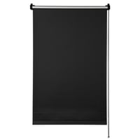 Gardinia EasyFix termo rolo zavjesa s crnom podlogom 100x150 cm – Montaža bez bušenja pomoću stezaljki ili ljepljenja, toplinska zaštita 1