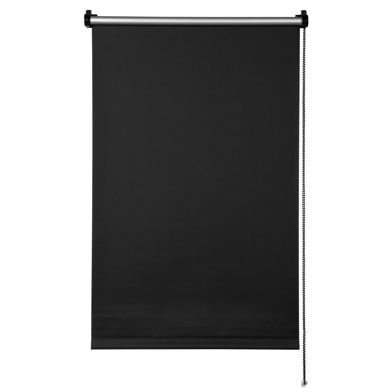 Gardinia EasyFix termo rolo zavjesa s crnom podlogom 100x150 cm – Montaža bez bušenja pomoću stezaljki ili ljepljenja, toplinska zaštita
