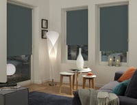 Gardinia EasyFix zatemňovacia roleta s termo vrstvou bez vŕtania, tepelnoizolačná energeticky úsporná roleta, bridlicovo sivá, 90 x 150 cm 2