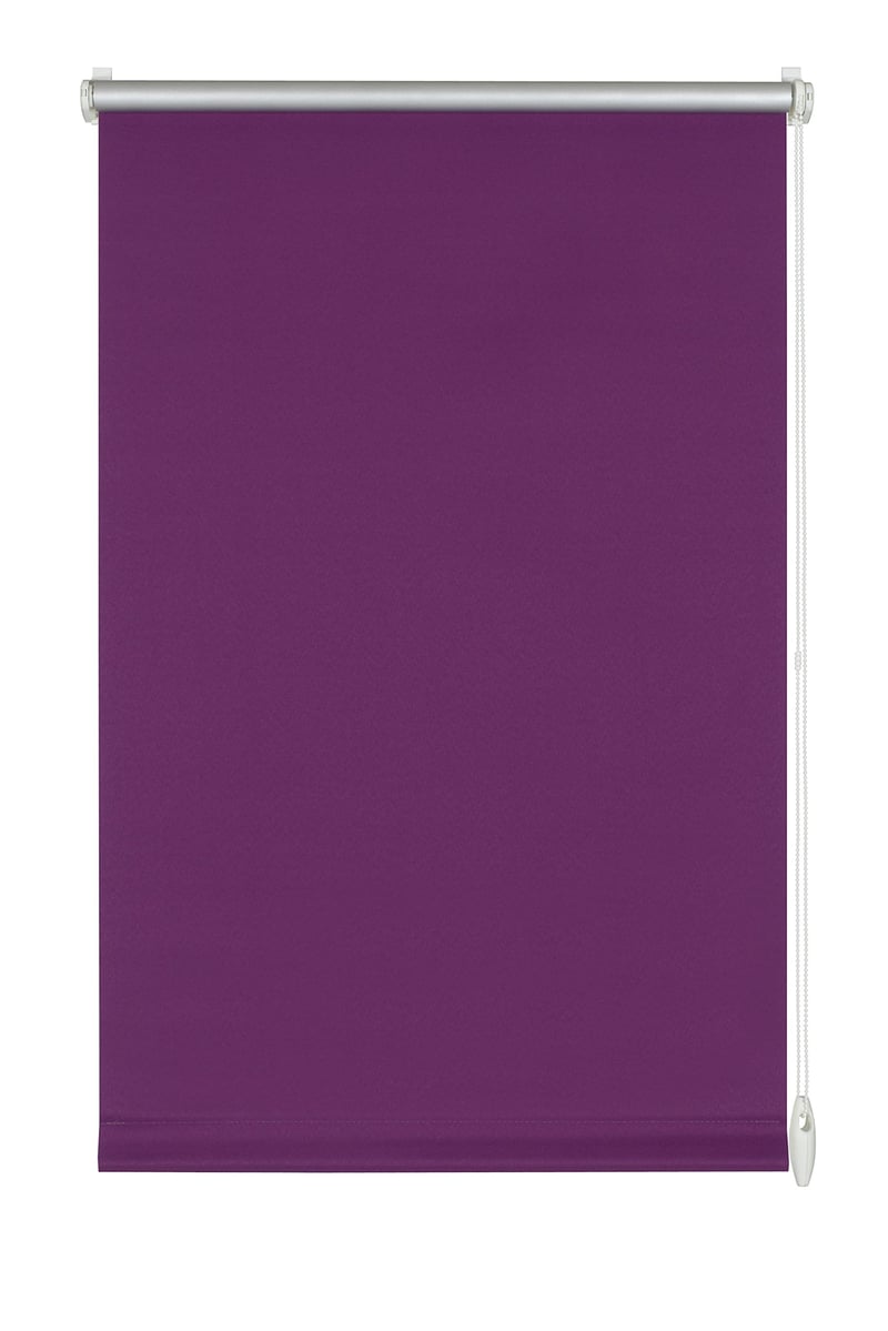 Rulou termoizolant opac Gardinia EASYFIX, fără găurire, fixare cu clipsuri sau adeziv, protecție termică, economisire energie, mov, 100x150 cm