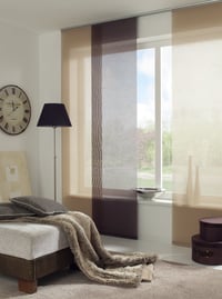 Gardinia Entry Taupe panelová záclona, nepriesvitná, 60 x 245 cm, posuvná, 1 ks 3