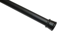Galerie telescopică Gardinia, metal, negru mat, reglabilă 60-100 cm, bară pentru perdea fereastră 2