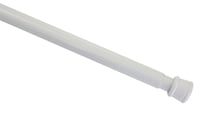 Gardinia rastezljiva šipka, bijela, metalna, montaža bez bušenja, podesiva 60-100 cm, promjer 23-26 mm 1