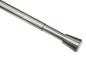 Galerie telescopică pentru perdea Gardinia, fără găurire, oțel inoxidabil, diametru 23/26 mm, lungime 90-140 cm