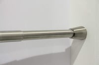 Gardinia teleskopska šipka za zavjese, bez bušenja, nehrđajući čelik, Ø 23/26 mm, 65-100 cm 5
