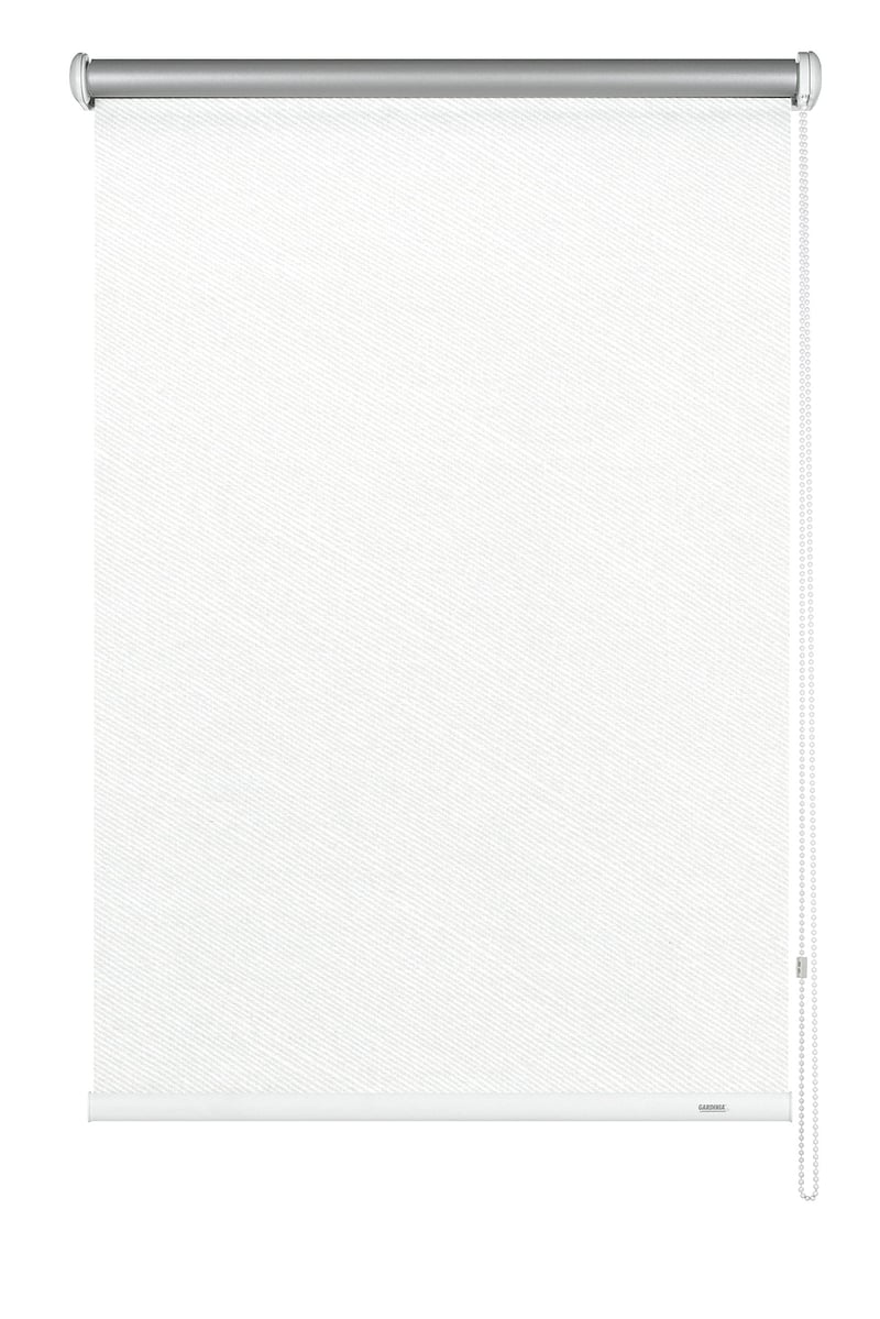 Gardinia rolo sjenilo za zamračivanje s toplinskom zaštitom, bijelo prugasto, 142 x 180 cm, montaža na strop/zid/u nišu