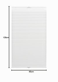 Gardinia Plissee Concept plisovaná roleta prepúšťajúca svetlo, biela, 65 x 130 cm, upevnenie na dve lišty, Easyfix, nepriehľadná, vrátane montážnych dielov 8