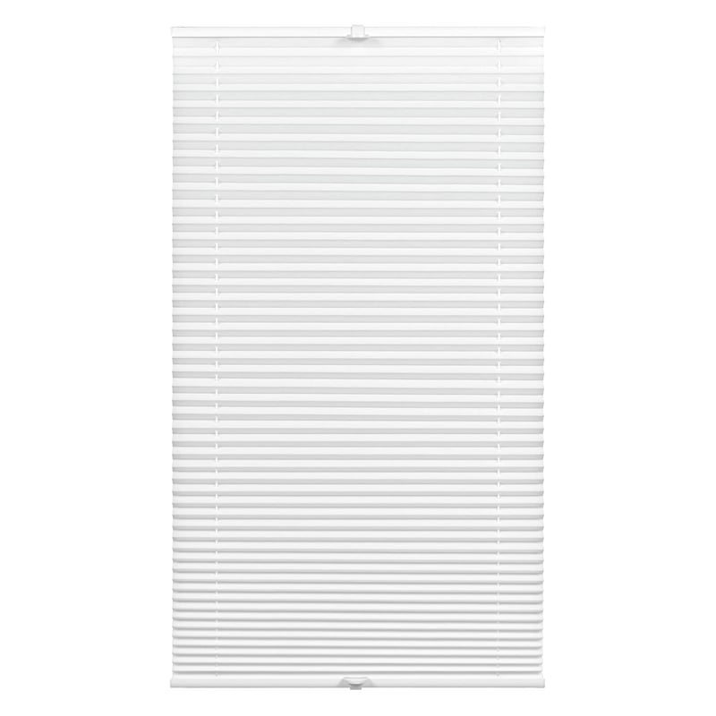 Gardinia Plissee Concept plisovaná roleta prepúšťajúca svetlo, biela, 65 x 130 cm, upevnenie na dve lišty, Easyfix, nepriehľadná, vrátane montážnych dielov