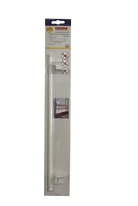 Gardinia Press & Go Filigrano 31512 Záclonová tyč s kĺbovým závesom, Ø 8/10 mm, 80-110 cm, biela, upevnenie bez vŕtania a skrutkovania 8