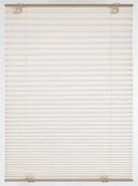 Rulou plisat Gardinia Solo fără găurire, cu fixare prin ventuze, opac, cu 2 șine de ghidaj din aluminiu, crem, 90 x 130 cm 1
