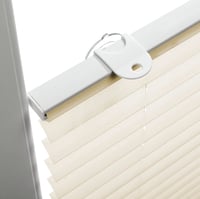 Rulou plisat Gardinia Solo fără găurire, cu fixare prin ventuze, opac, cu 2 șine de ghidaj din aluminiu, crem, 90 x 130 cm 8