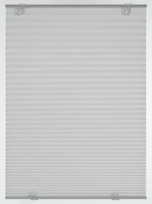 Gardinia Solo tetőablak pliszé roló fúrás nélkül, tapadókorongokkal, fényáteresztést gátló, szürke, 50,3 x 122 cm
