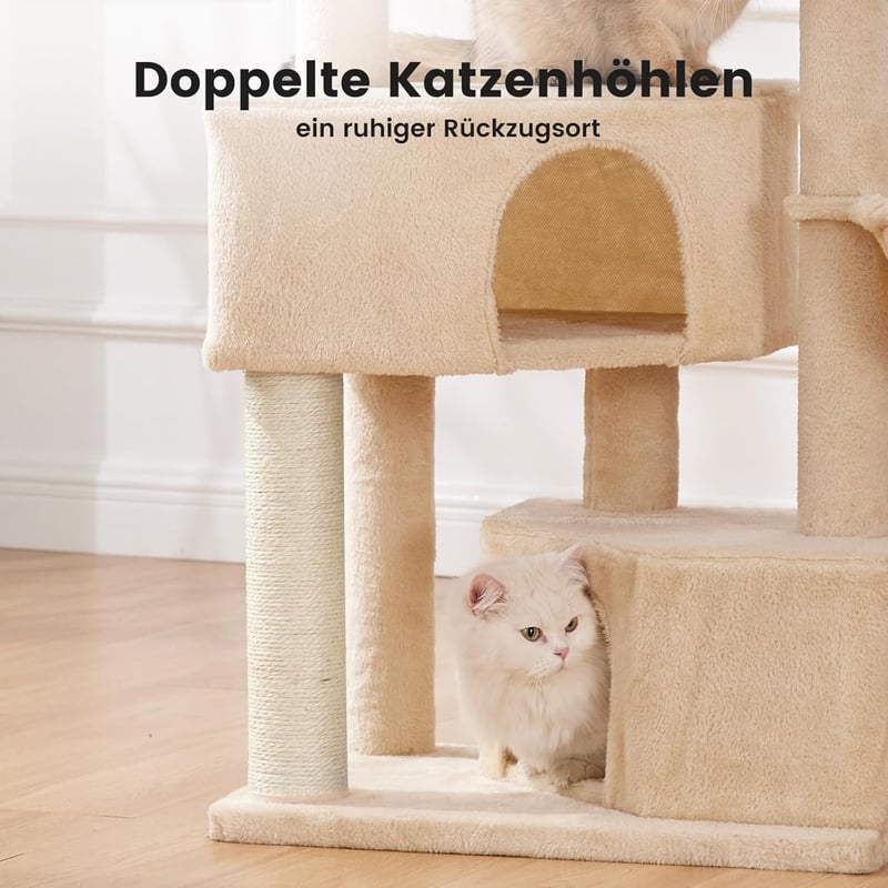 Gardner Pet 105 cm macskakaparófa 2 barlang kosárral macskabútor