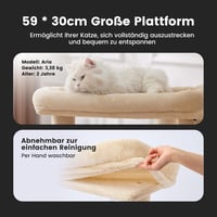 Gardner Pet 105 cm macskakaparófa 2 barlang kosárral macskabútor 7