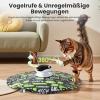Gardner Pet 5 az 1-ben Interaktív Macska Játék Lézerrel és Tollakkal 3