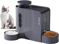Gardner Pet Automata Etető Macskáknak és Kutyáknak, 2x6L Tál, Vízadagoló, Rozsdamentes Acél, Áramellátás Nélkül 1