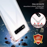 Garegce Samsung Galaxy S10 szilikon tok, átlátszó TPU bumper 2