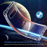 Garegce Samsung Galaxy S10 szilikon tok, átlátszó TPU bumper 6