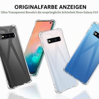 Garegce Samsung Galaxy S10 szilikon tok, átlátszó TPU bumper 7