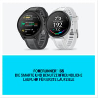 GPS inteligentné hodinky na behanie Garmin Forerunner 165, 43 mm, dotykový AMOLED displej, biele/svetlosivé, 11-dňová výdrž batérie, VO2 max, tréningové plány 7