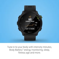 Garmin Forerunner 55 GPS inteligentné hodinky na behanie, čierne – repasované 5